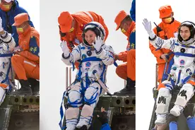 台湾网友热议神舟十三号返航：“欢迎英雄们凯旋归来”图片