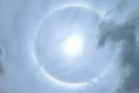 贵州多地现日晕景观图片