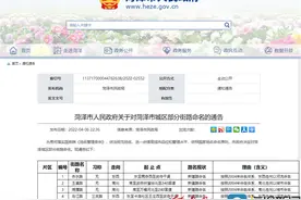 48条！菏泽城区这些街路有了新名字图片