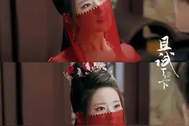 新剧《且试天下》开播赵露思白风夕红衣造型 面纱蒙面明艳动人妩媚多姿图片