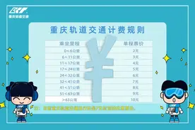 起步2元，重庆轨道交通票价是这样计算的图片