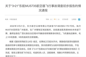 MU5735事故初步报告公布，专家：最终报告出炉通常以年为单位计图片