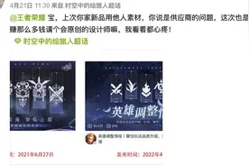 王者荣耀涉嫌抄袭，网友：再一次甩锅外包图片