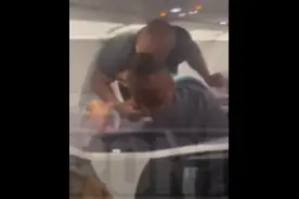 飞机上遇到过度热情粉丝骚扰，泰森起身连锤数拳！事后声明“很不幸”图片