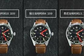 浪琴这款多时区腕表怎么调？一个视频告诉你图片