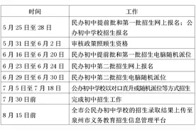 2022年泉州市初中招生方案公布图片