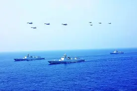 舰指深蓝启新航图片