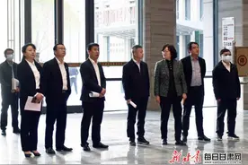 甘肃省退役军人事务厅调研新区退役军人就业创业孵化基地建设工作图片
