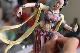 山东手造｜新生代匠人“触电”百年传统手艺 沂蒙面塑变身“国风手办”图片