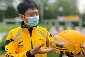 美团今年将投放10万顶免费智能头盔，可语音接单、防碰撞预警图片