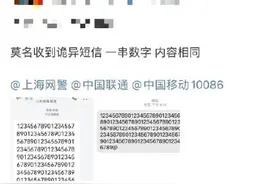 收到“奇怪”短信？中国移动回应：因中国联通一公司系统升级测试所致图片