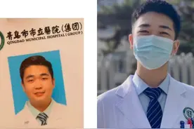 青岛一男护士抗疫3个月减重50斤，网友：效果堪比整容图片