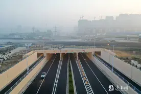 图说︱沭阳：北京南路隧道“五一”通车图片