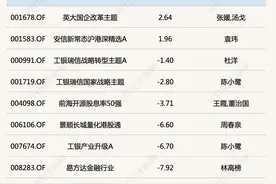 四月公募基金投资月报丨市场“极限”调整，主动股票型基金仅两只赚钱，顶流蔡嵩松亏47%成混合基金最后一名图片