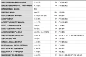 广州今年首批集中供地收金341亿元，仅有两家民企竞得地块图片