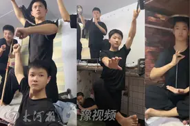 郑州戏曲专业学生封校期间模仿十八罗汉视频走红，个个有神又有形，老师道出幕后故事图片