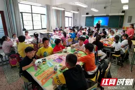 组图｜岳塘区建设路学校：学生同享自制午餐欢乐多图片