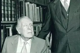 郑菁菁×范晔×btr：博尔赫斯，与替他发朋友圈的友人图片