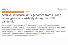 病毒学家挖掘1918年大流感蛛丝马迹：季节性H1N1或是毒株直系后代图片