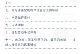 工伤赔付的11个程序指引图片