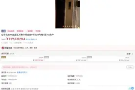 超36万每平！北京万柳书院两套法拍房卖出1.85亿，超评估价一倍成交，刷新“天花板”图片