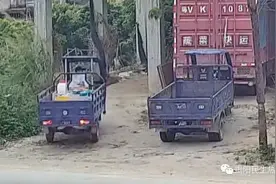 心疼！刚买几个月的农用三轮车被偷走图片