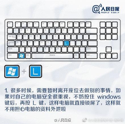 电脑键盘锁屏快捷键（这些常用快捷键）