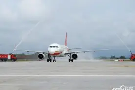 四川达州金垭机场正式通航图片