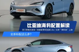 全系标配这么多？比亚迪海豹配置解读图片