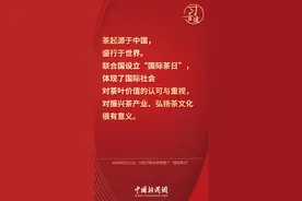 习言道 |“茶”字拆开，就是“人在草木间”图片