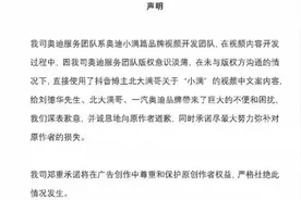 奥迪小满广告创意代理方致歉：直接使用了“北大满哥”文案视频封面