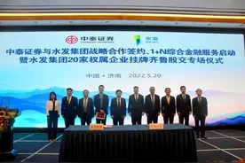 水发集团20家“专精特新”企业集中登陆多层次资本市场图片