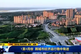 《直通县市》1至4月份 韩城市经济运行稳中有进图片