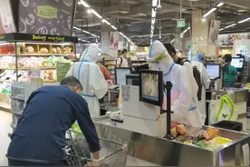上海七宝镇实地勘察超市周边，制定大中小客流进场方案图片