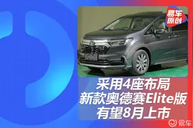 本田奥德赛四座版预计8月上市 定位更高视频封面
