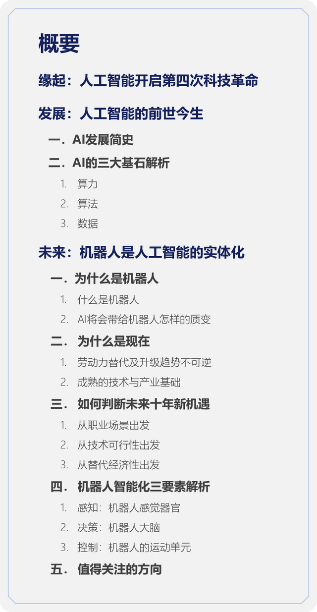 深度研报:人工智能机器人开启第四次科技革命
