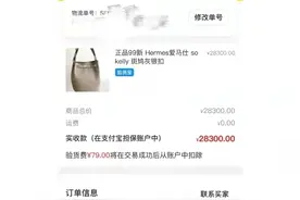 女子称28300元爱马仕包被寄丢 快递公司只赔500元图片