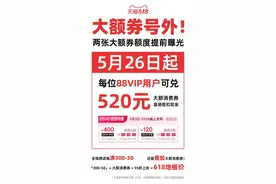 天猫618开启26日晚8点预售 叠加大额消费券后优惠力度更大图片