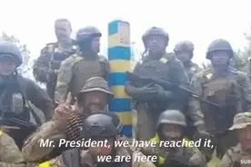 真的在演？乌哈尔科夫前安全局长爆料：乌军跑到俄乌边境设立界碑是一场表演图片