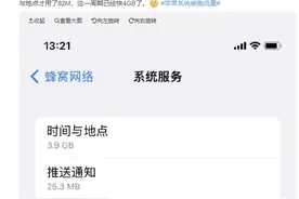 热闻丨网友反映苹果系统偷跑流量，每天多达几个GB！客服回应图片