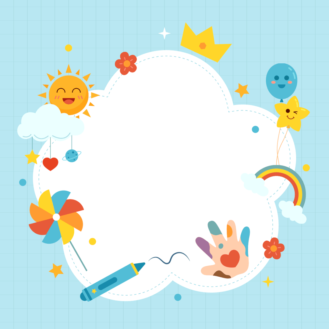 好有爱！快乐“童”行森林消防版儿童节贺卡图片