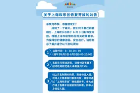 今起，上海欢乐谷恢复开园图片