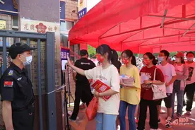 2022高考拉开帷幕 严格防疫护航高考图片