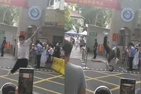 武汉考生回应空翻出考场：是艺术生学过动作，内心比较激动视频封面
