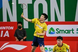 羽毛球印尼大师赛 |“黄鸭”组合爆冷出局图片
