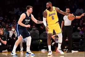 詹姆斯：我爱东契奇 他的视野和节奏太棒图片