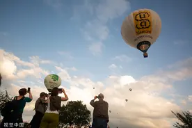 德国举行第十三届波恩气球节 各式气球吸引大批观众图片