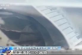 三星堆发现薄如纸青铜器图片