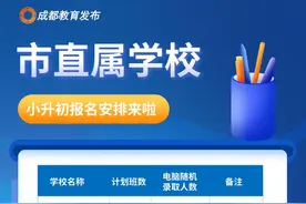 17日起，2022年成都市直属学校小升初开始报名图片
