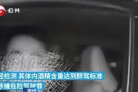 真是胆大！司机打着石膏醉酒开车：副驾驶帮我挂挡图片